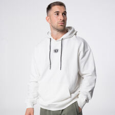 Polleo Men's Prime Terry Oversized Hoodie, White 